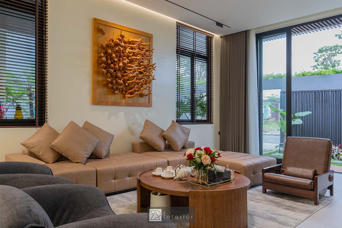 thi công nội thất biệt thự 2 tầng tại đà nẵng